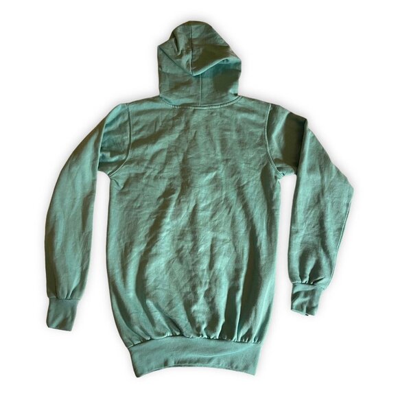 Six Flags Batman Hoodie Adult Size Xtra Small Teal 2015 Souvenir  Logo DC Comics - Picture 4 of 4